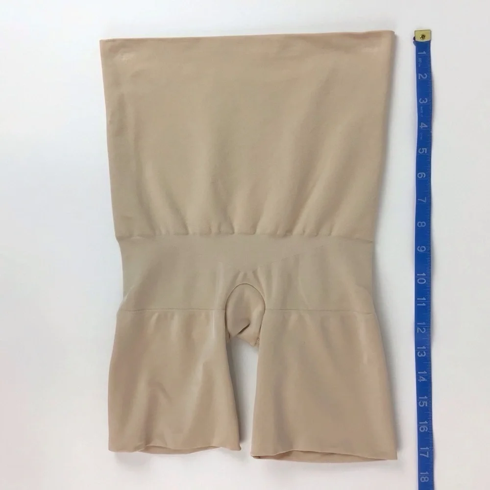 Spanx Assets Nude High Waist Shorts | Large